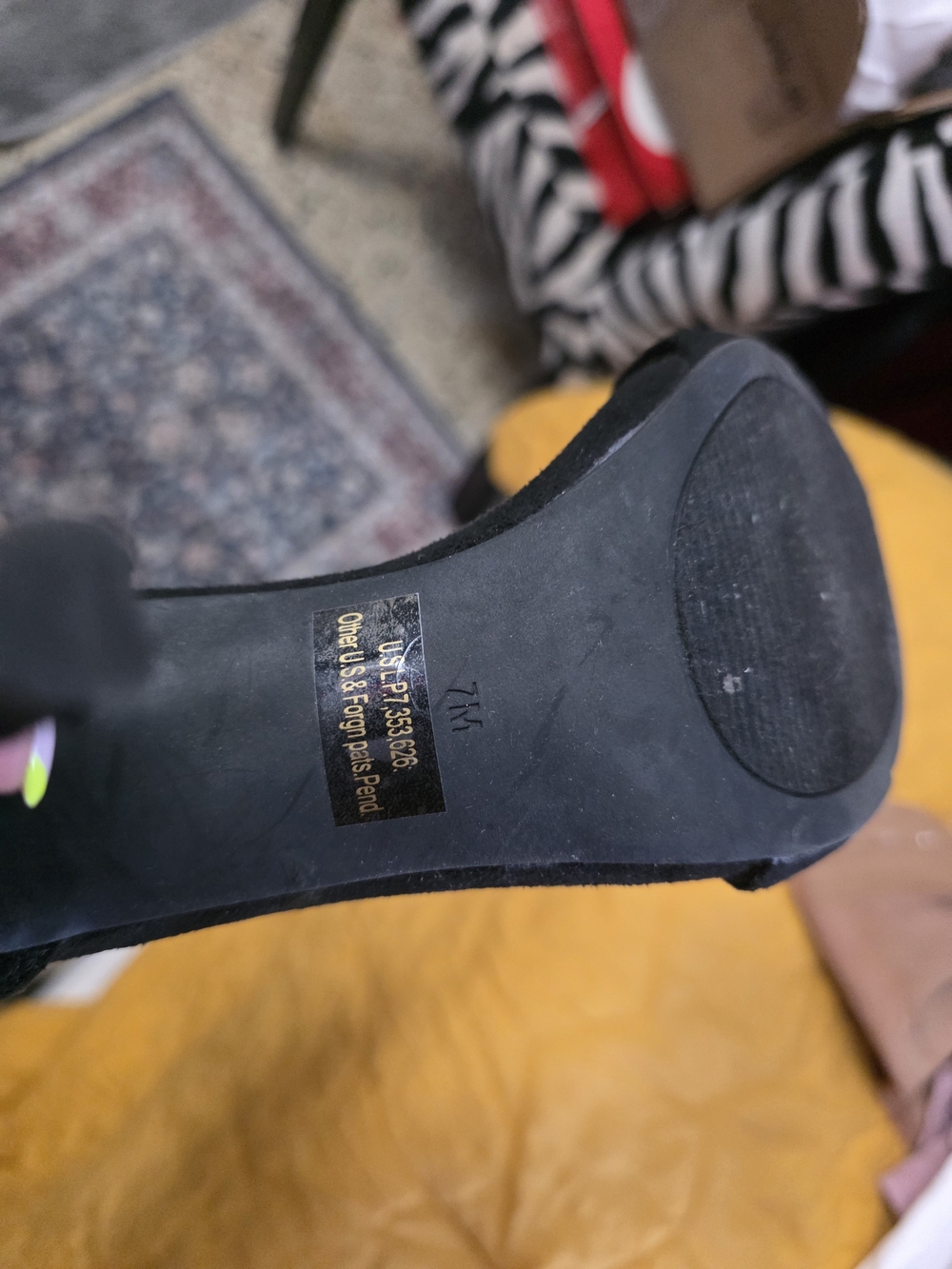 Guess Black Lace-Up Open Toe Stiletto Heels - Picture 5 of 5